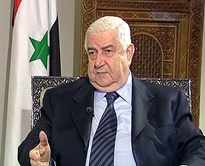 Deputy Prime Minister, Foreign and Expatriates Minister Walid al-Moallem 